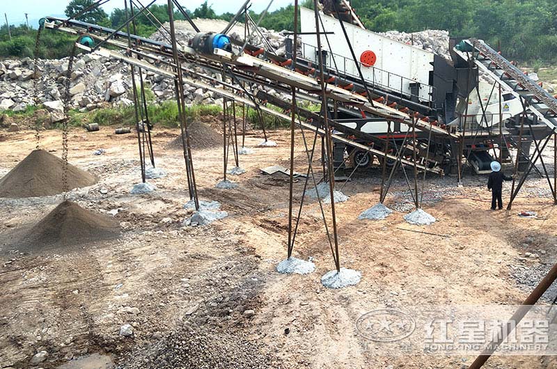 湖南移動破碎機加工現場 湖南移動破碎機加工現場